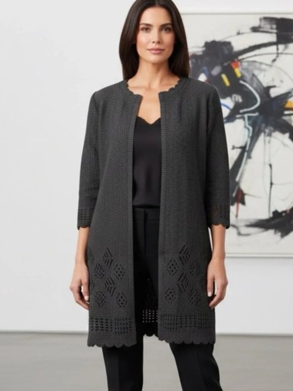 BLACK Crush Swing Jacket One Size